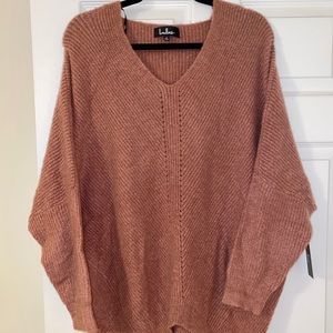 Lulu’s Emerson Mauve Dolman Sleeve Sweater